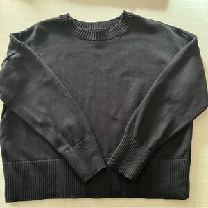 Lands' End Black Drifter Sweater